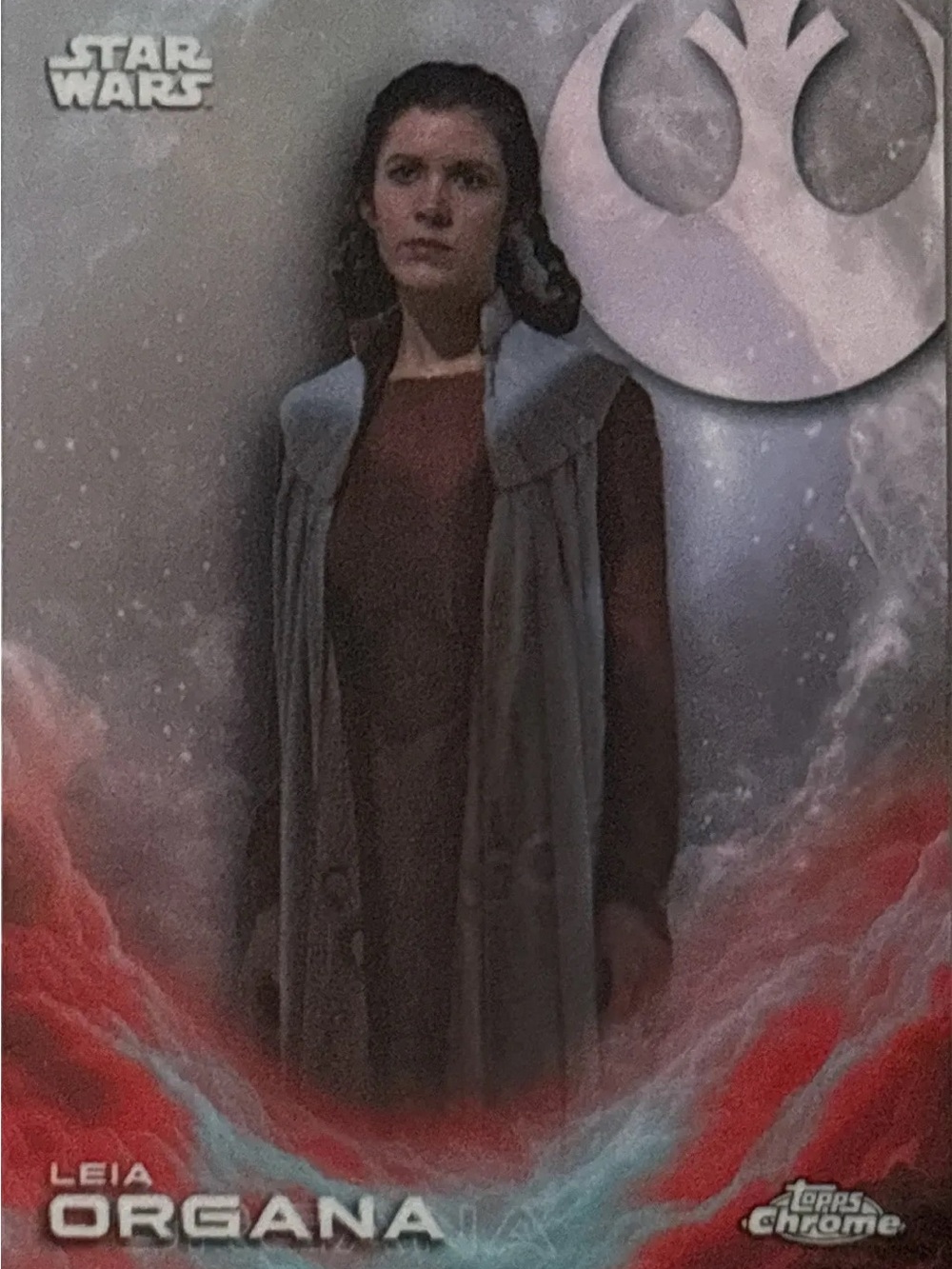 Topps Chrome Star Wars Leia Organa - Picture 1 of 2